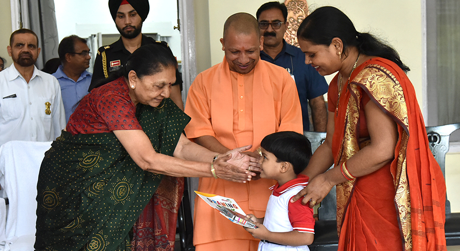 Governor and Chief Minister gifted bicycles and other sports equipment to children