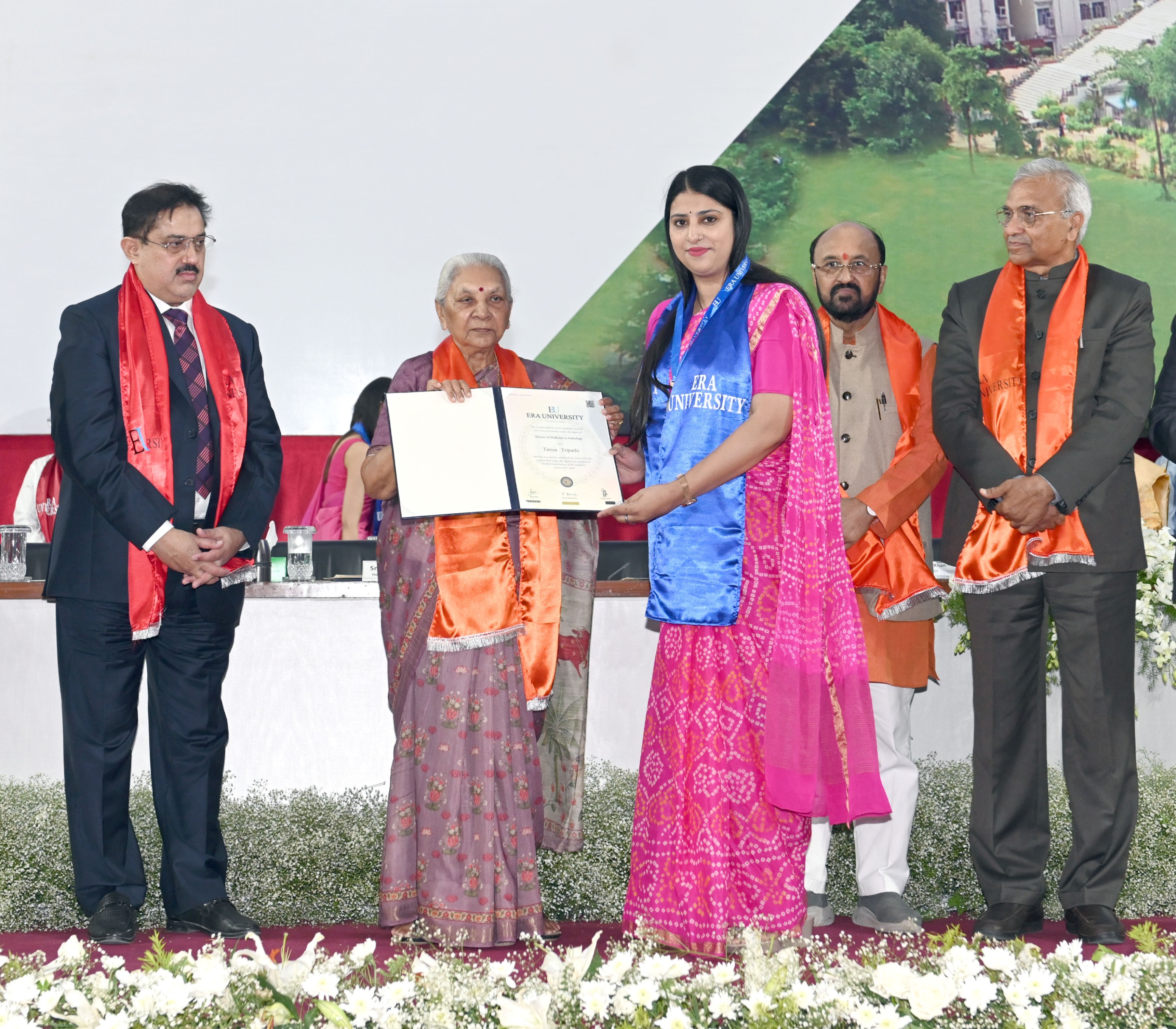 First convocation ceremony of Era University held in the presence of Governor, Smt. Anandiben Patel