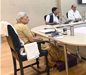 Governor reviewed the presentation for NAAC assessment of Sardar Vallabhbhai Patel University of Agriculture and Technology, Meerut