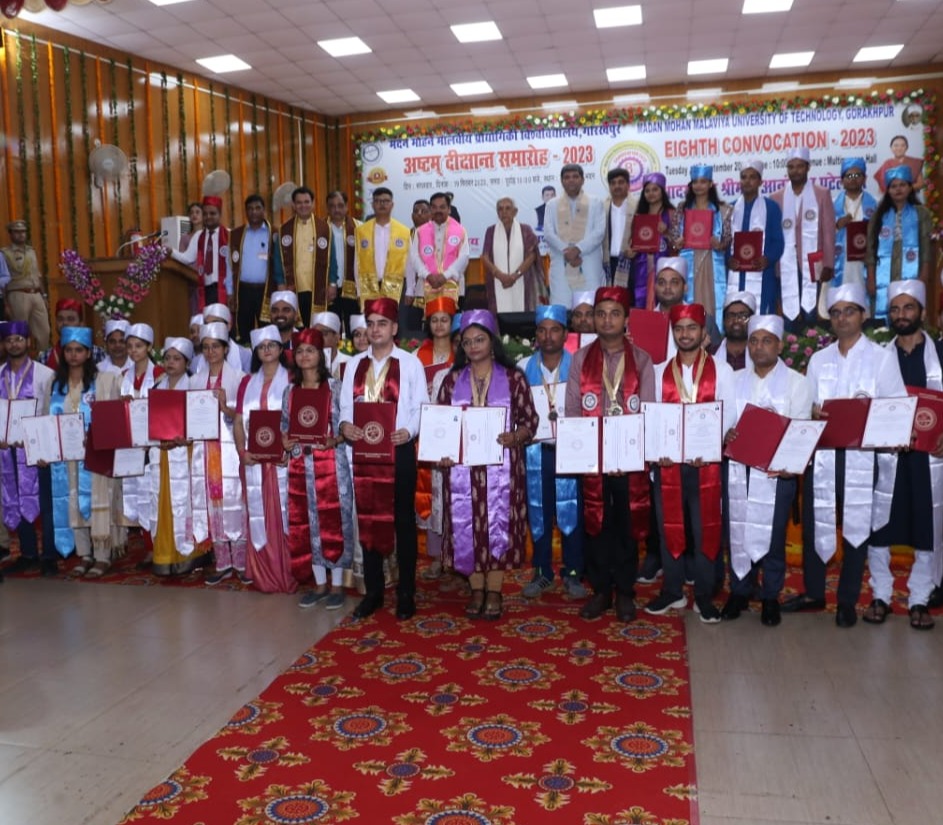 8th convocation ceremony of Madan Mohan Malviya University Gorakhpur concluded under the chairpersonship of the Governor