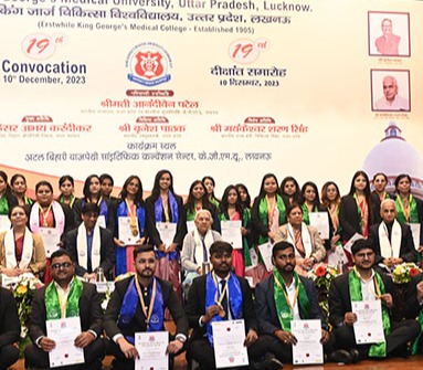 The 19th convocation ceremony of King George Medical University, Lucknow concluded under the chairmanship of the Governor.