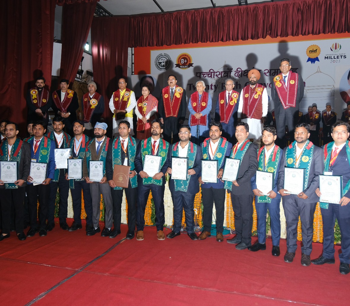 25th convocation ceremony of Chandrashekhar Azad University of Agriculture and Technology, Kanpur concluded under the chairmanship of the Governor.