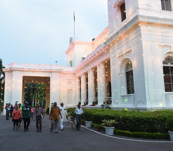 Raj Bhavan opened for public on Independence Day