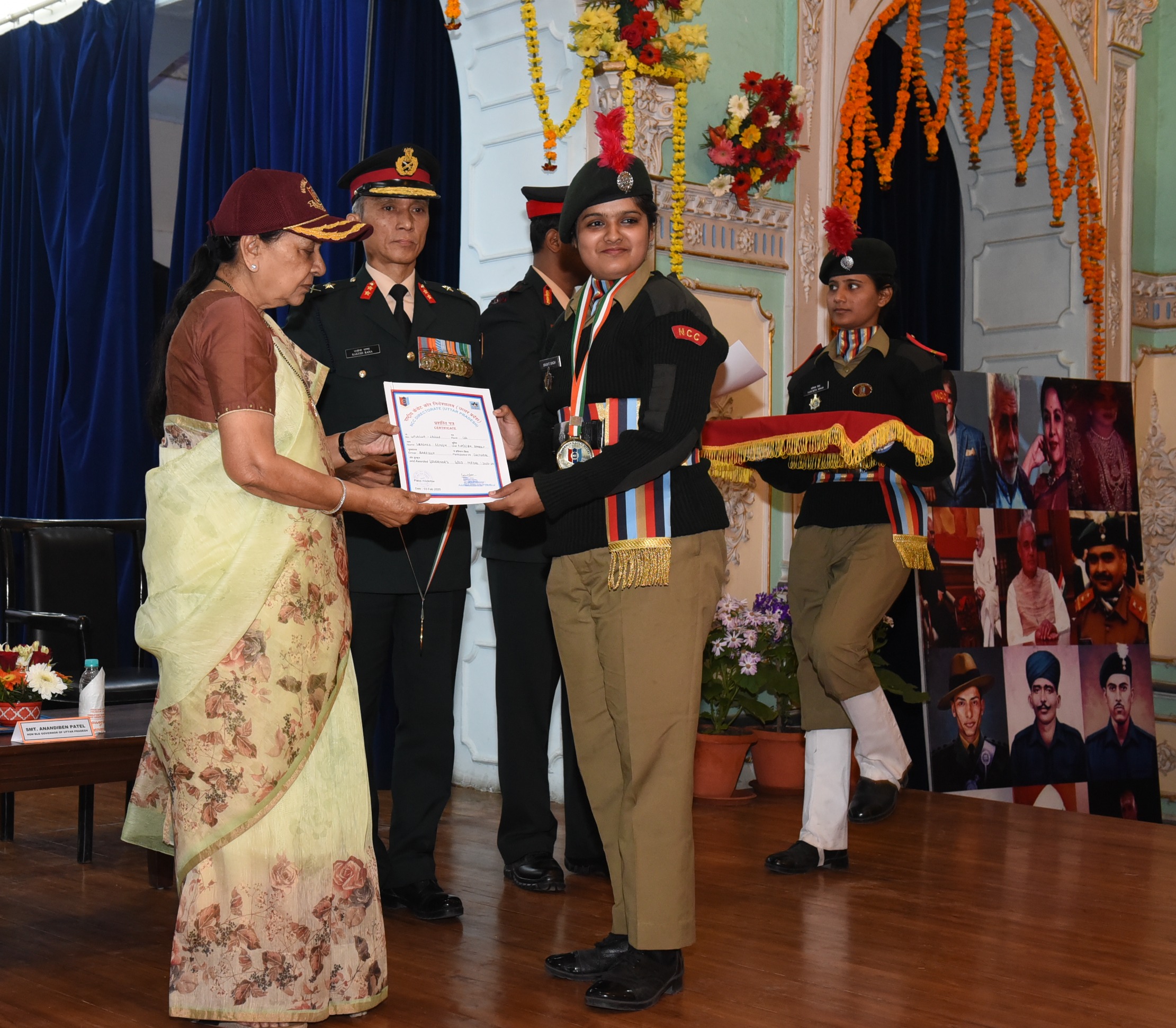 The Governor honored NCC Cadets