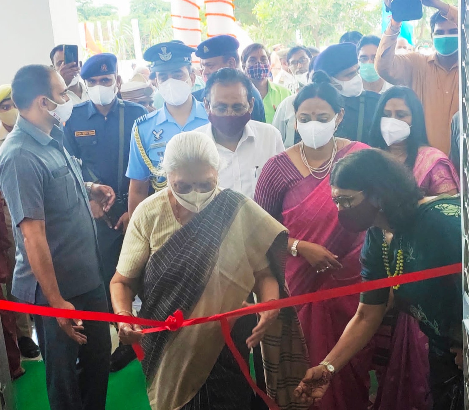 The Governor inaugurated Triveni Community Center at Rajarshi Tandon Open University, Prayagraj.