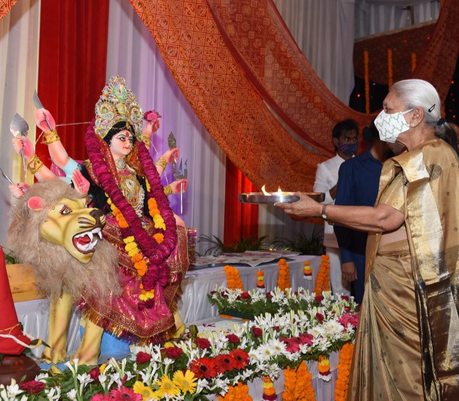Durga Puja and Garba Dance organized at Raj Bhavan.