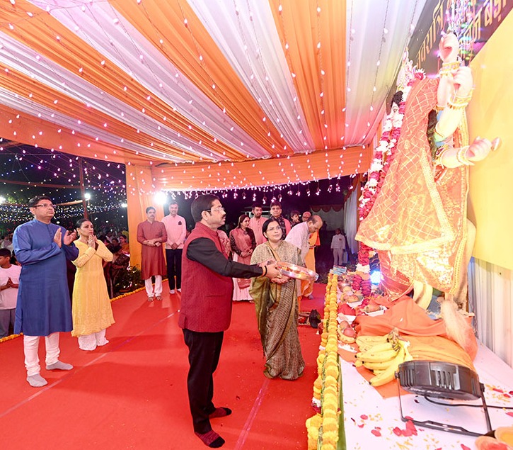 राजभवन में नवरात्रि के चतुर्थ दिन भी गरबा कार्यक्रम आयोजित