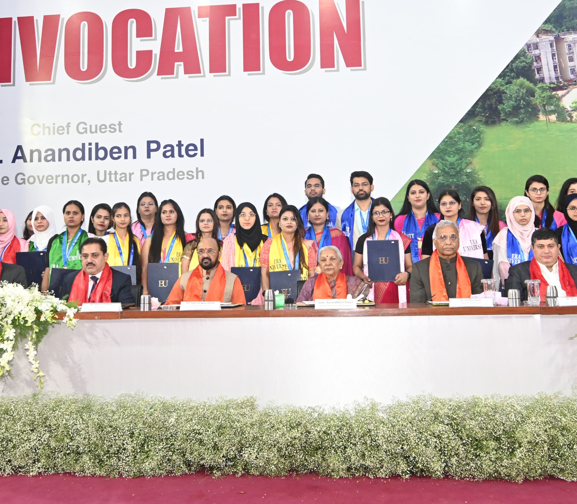 First convocation ceremony of Era University held in the presence of Governor, Smt. Anandiben Patel.