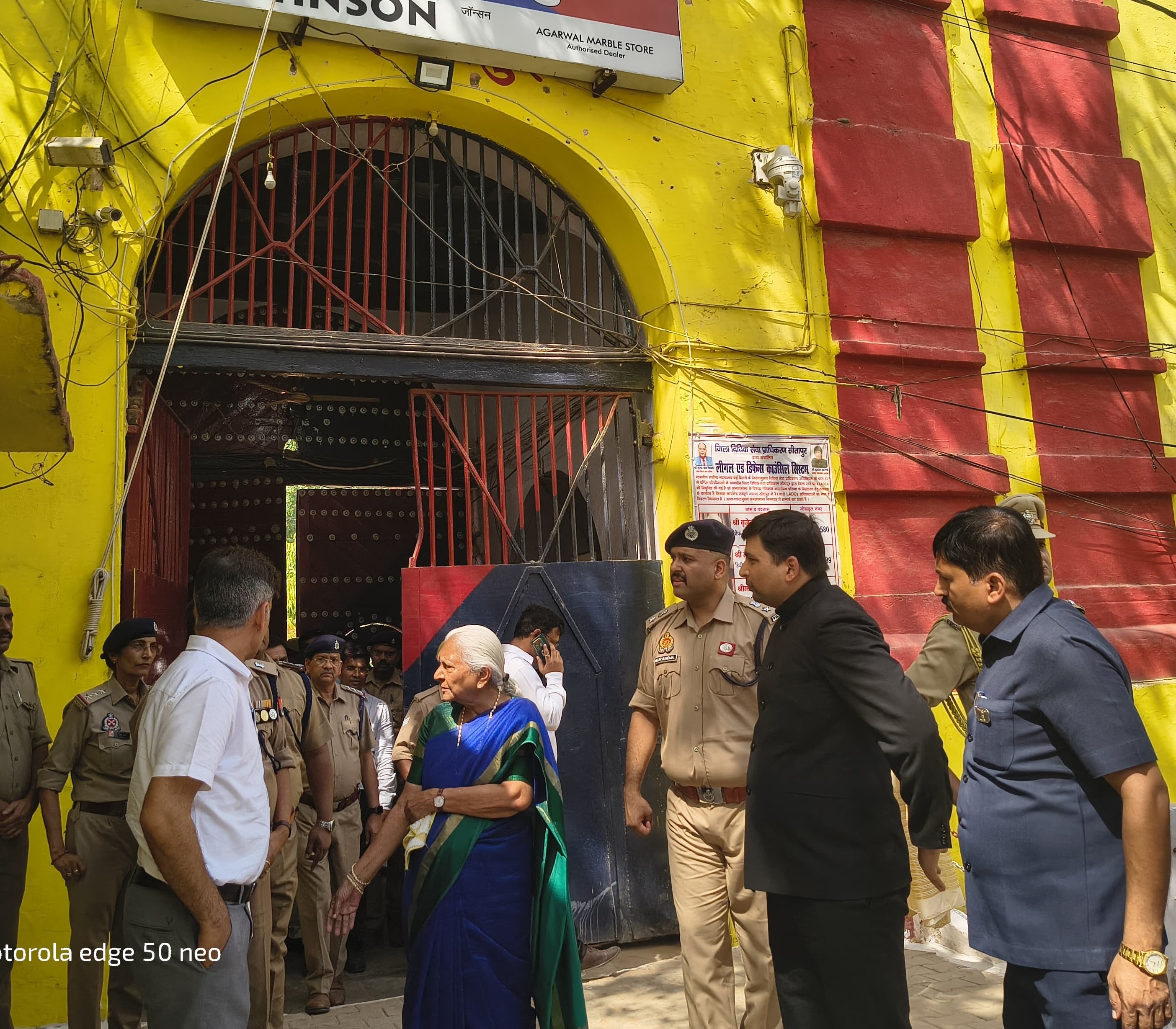 The Governor visited the District Jail located in Sitapur district and established communication with the women prisoners detained there.