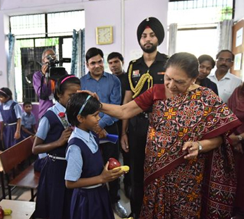 Governor and Chief Minister gifted bicycles and other sports equipment to children