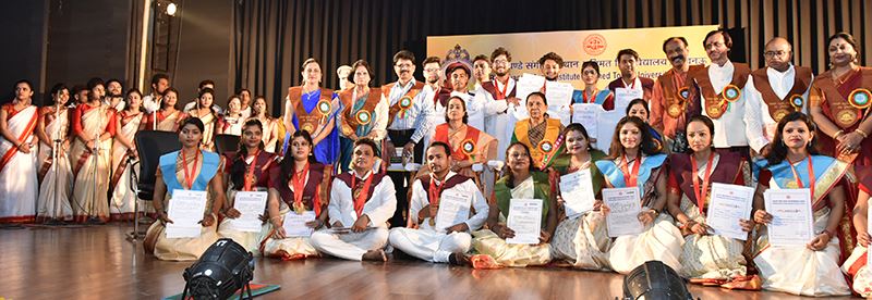 Convocation Ceremony of Bhatkhande Music Institute Deemed University concluded./भातखण्डे संगीत संस्थान अभिमत विश्वविद्यालय का दीक्षान्त समारोह सम्पन्न