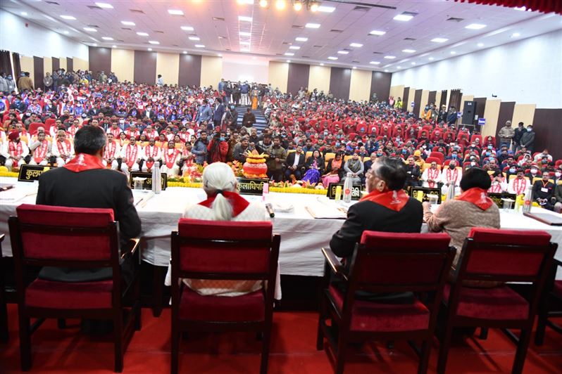 20th convocation ceremony of Rohilkhand University Bareilly held under the chairpersonship of the Governor/राज्यपाल श्रीमती आनंदीबेन पटेल की अध्यक्षता में रूहेलखंड विश्वविद्यालय, बरेली का 20वां दीक्षान्त समारोह सम्पन्न