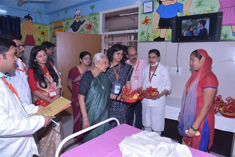 The Governor inaugurated the SNCU Ward in the Combined District Hospital Hapur/राज्यपाल ने हापुड़ स्थित संयुक्त जिला चिकित्सालय में एस0एन0सी0य0ू वार्ड का लोकार्पण किया