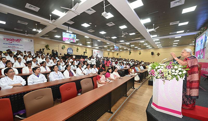 The Governor inaugurated the newly established Yogashala at Dr. Ram Manohar Lohia Institute of Medical Sciences, Lucknow./राज्यपाल ने आज डॉ0 राम मनोहर लोहिया आयुर्विज्ञान संस्थान, लखनऊ में नवस्थापित योगशाला का किया उद्घाटन