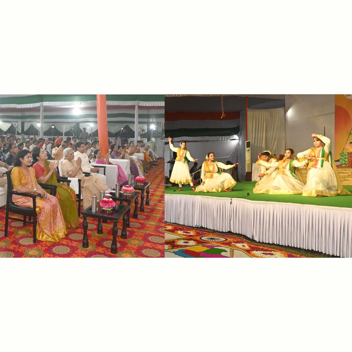 Cultural programs were organized at Raj Bhavan on the occasion of Independence Day/स्वतंत्रता दिवस पर राजभवन में आयोजित हुई सांस्कृतिक कार्यक्रमों की संध्या