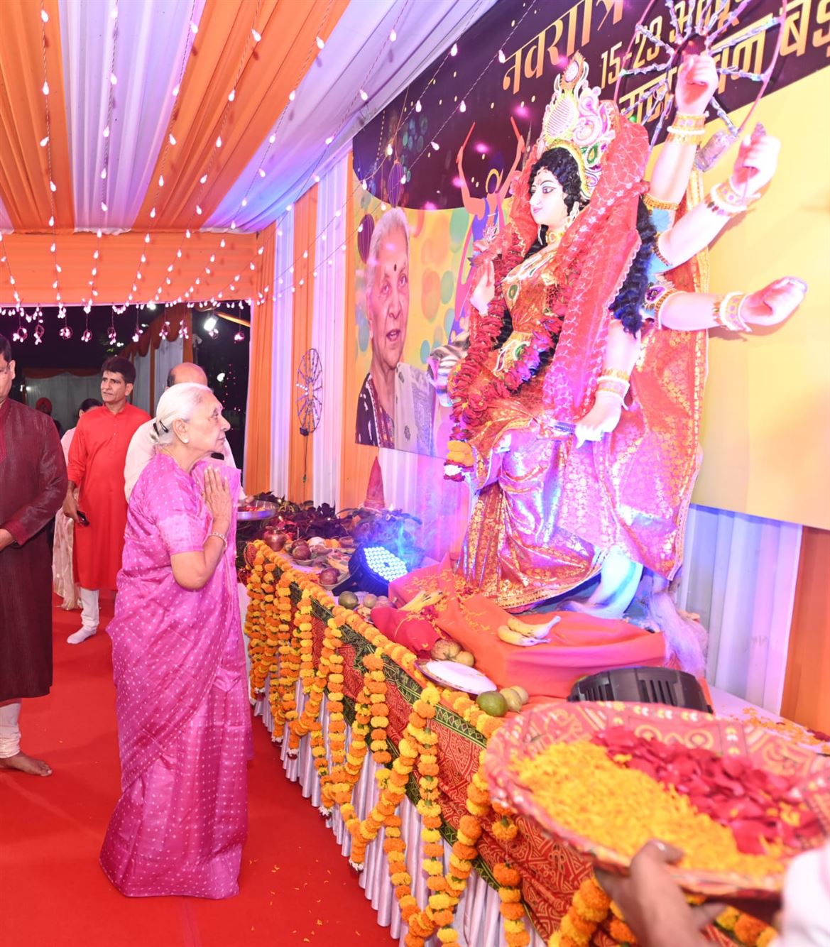 The Governor inaugurated the ‘Navratri and Garba Mahotsav’ at Raj Bhavan./राज्यपाल ने राजभवन में नवरात्रि एवं गरबा महोत्सव का शुभारम्भ किया